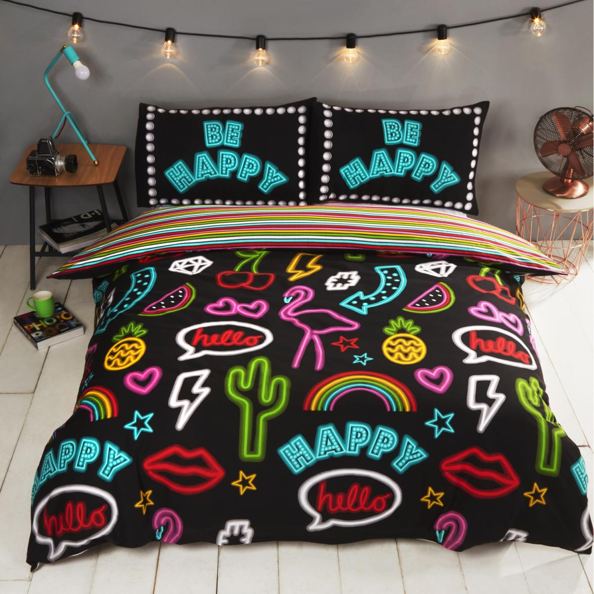 Be Happy Duvet Set - Multi / Single – image 2