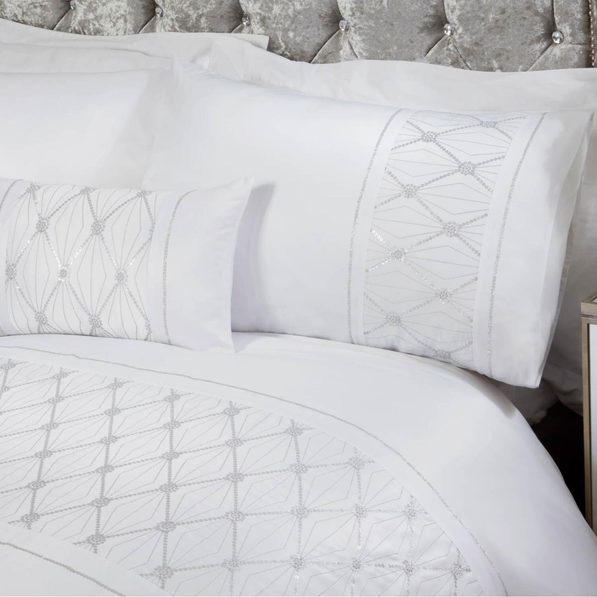 Monaco Duvet Set - White / Single – image 2