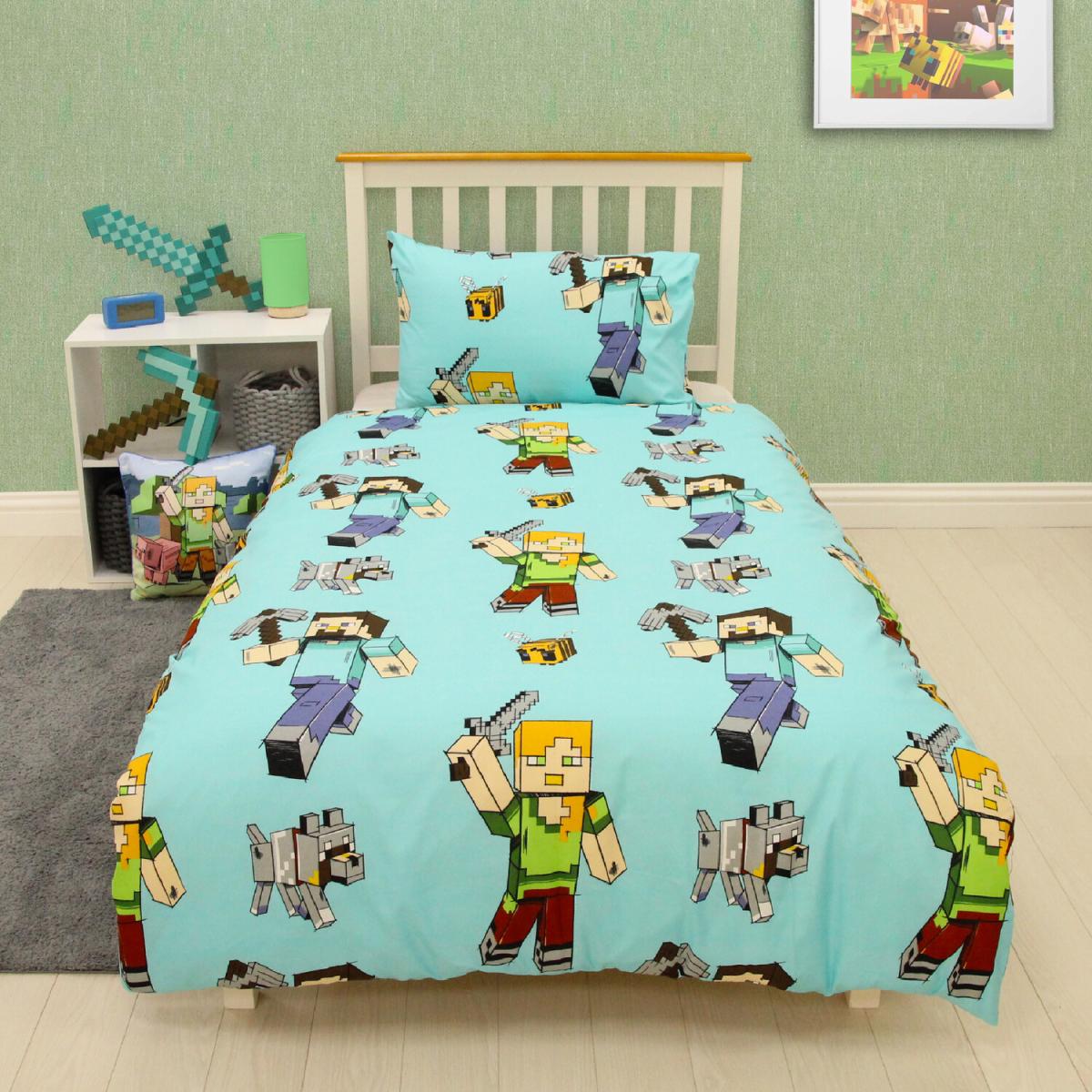 Minecraft Adventure Single Duvet Set – image 2