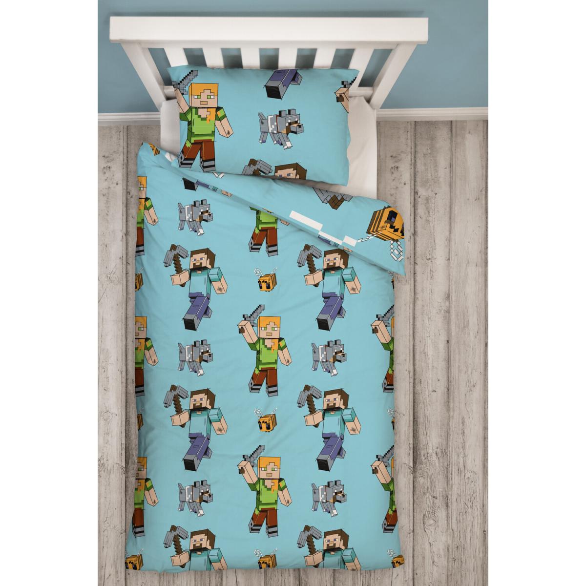 Minecraft Adventure Single Duvet Set – image 4