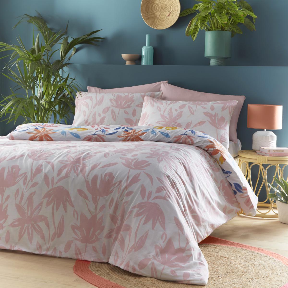 Summer Floral Duvet Set - White / Single – image 4
