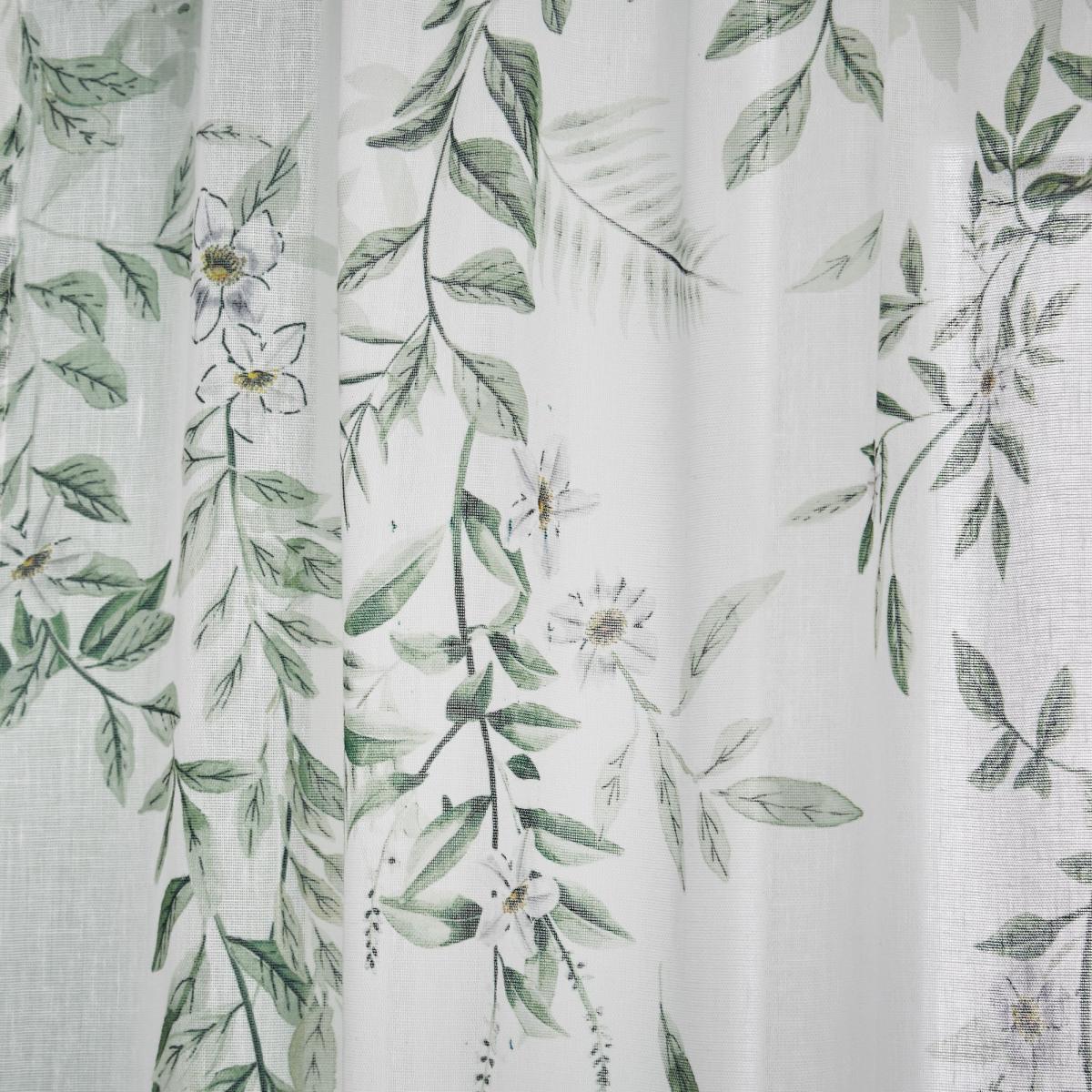 Willow Trail White Slot Top Single Voile Panel White – image 3