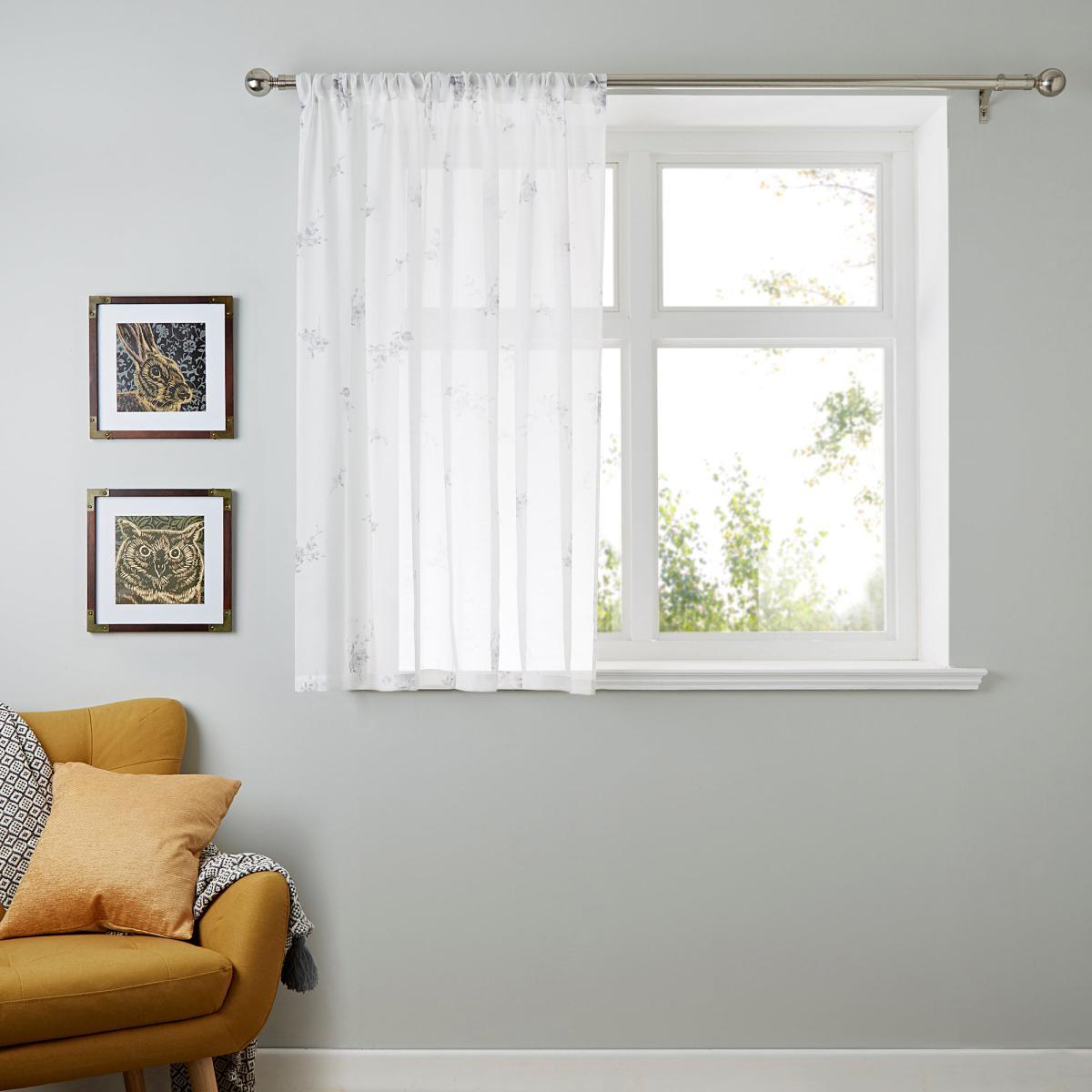 Laura Grey Single Slot Top Voile Panel Grey – image 4