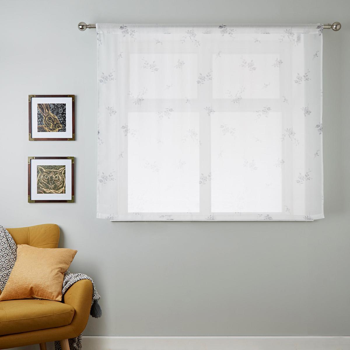 Laura Grey Single Slot Top Voile Panel Grey – image 5