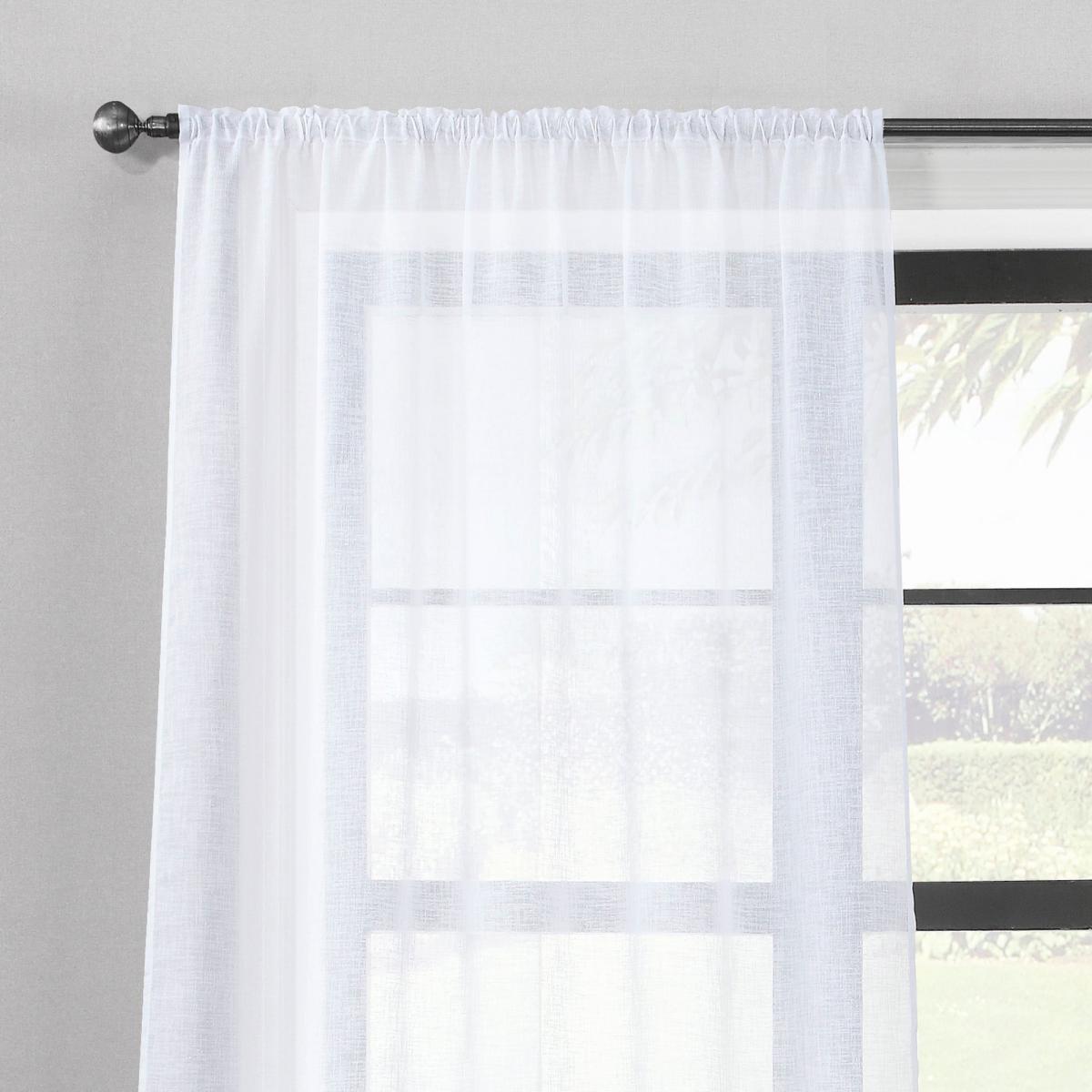 Recycled Polyester White Slot Top Voile White – image 2