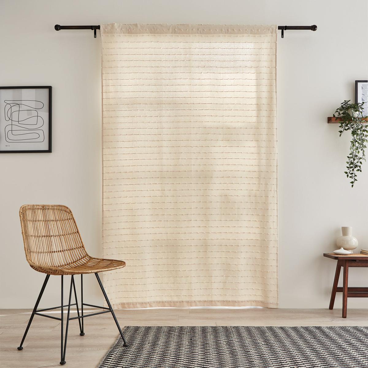 Kingston Ecru Hidden Tab Top Voile Cream – image 3