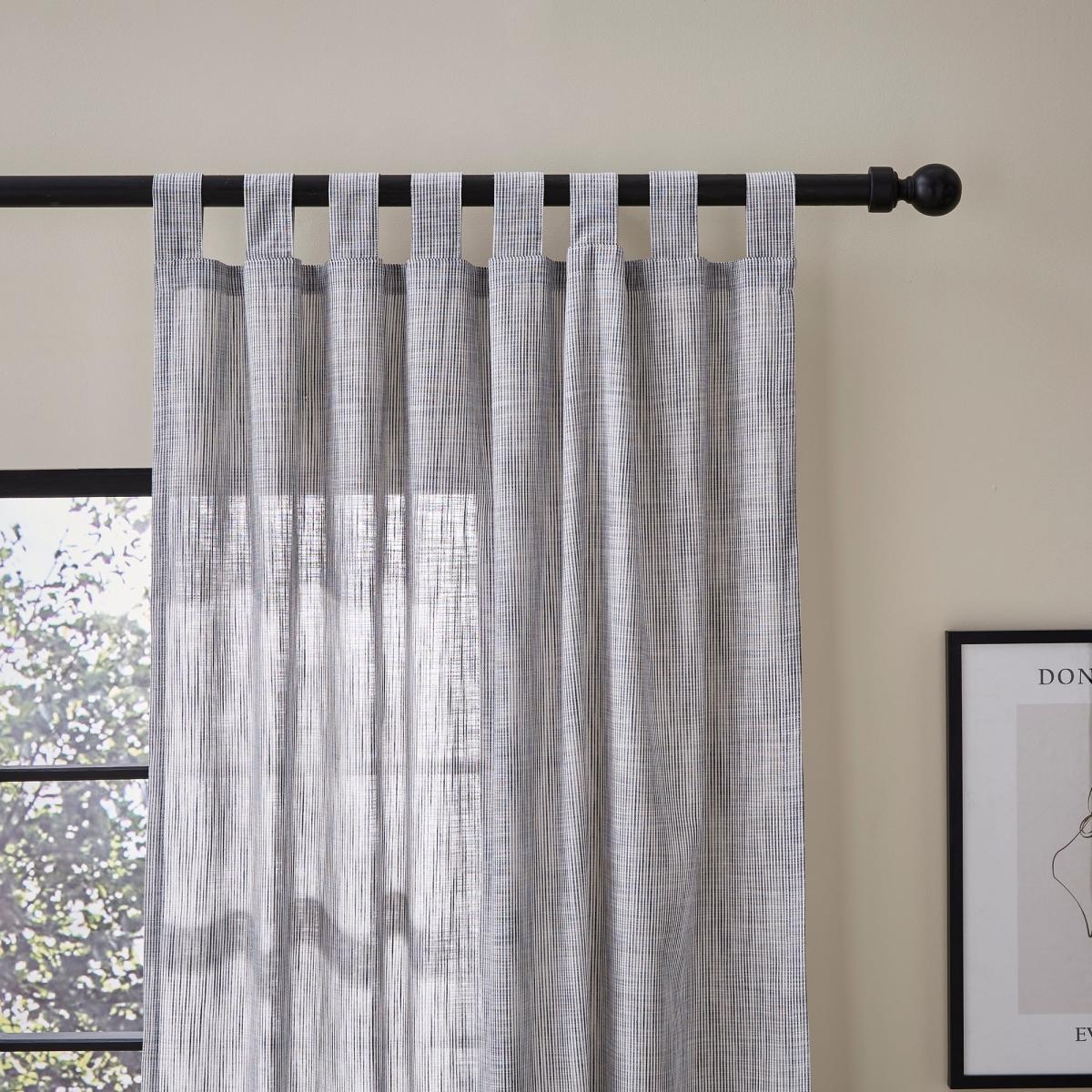 Hendrik Tab Top Unlined Curtain Grey – image 2