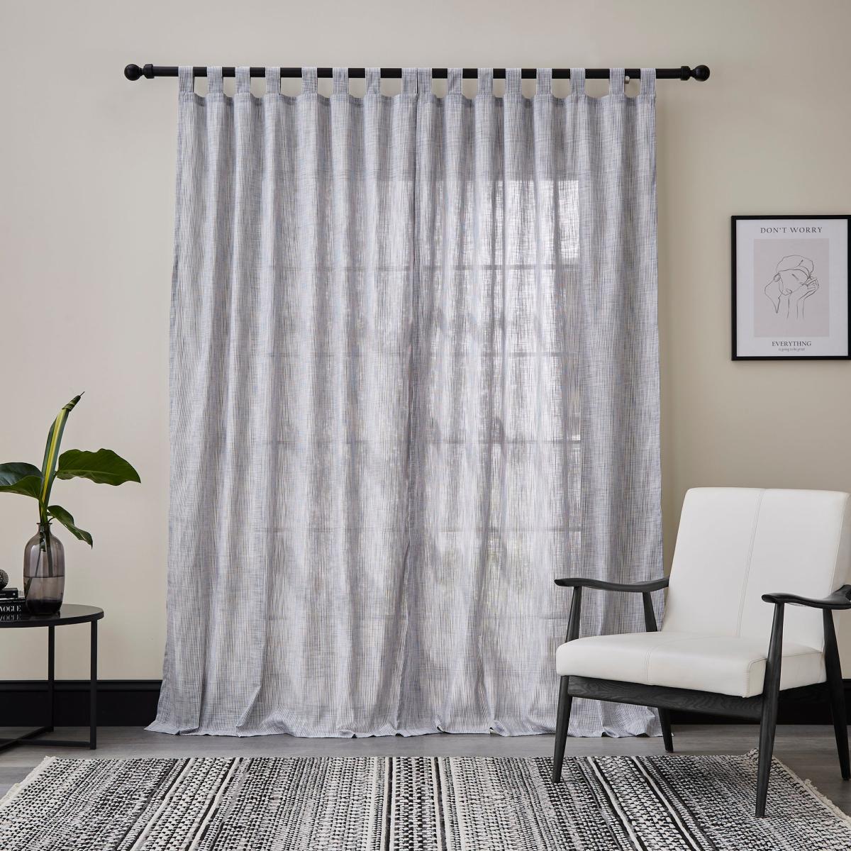 Hendrik Tab Top Unlined Curtain Grey – image 4