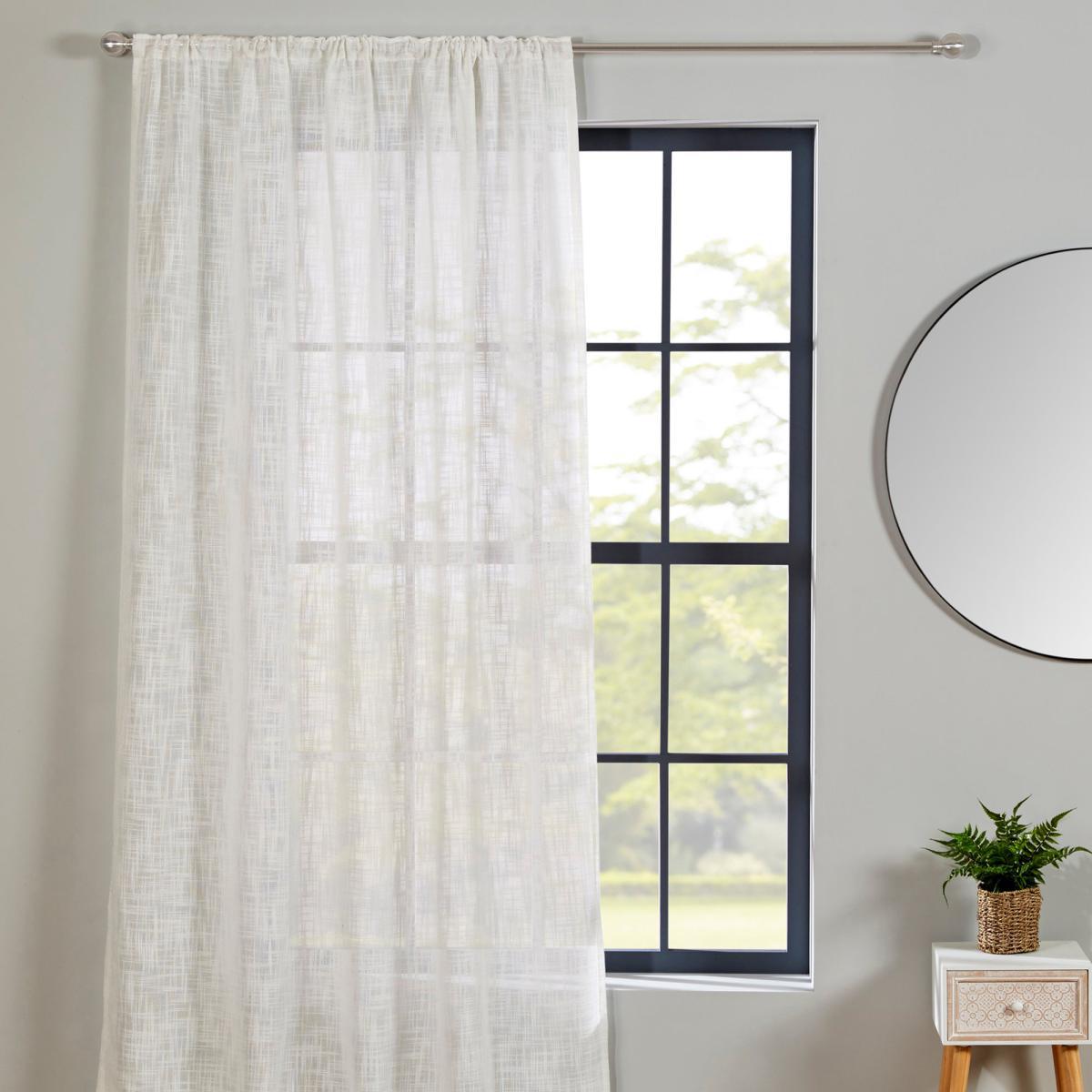 Montego White Slot Top Single Voile Panel White – image 2