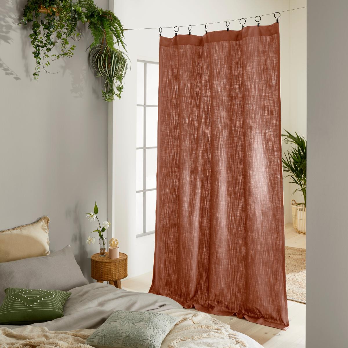 Arthur Recycled Coral Voile Panel Coral – image 3
