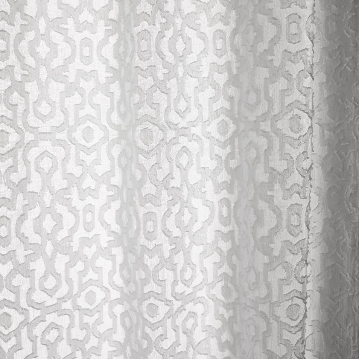 Clipped Global White Slot Top Voile Panel White – image 3