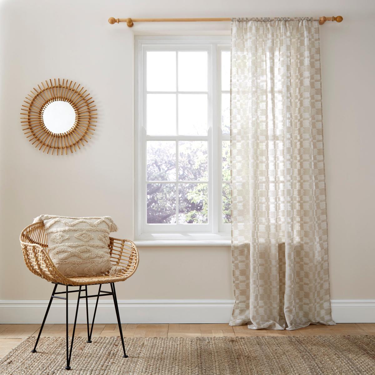 Artisan Abstract Natural Slot Top Voile Natural – image 2