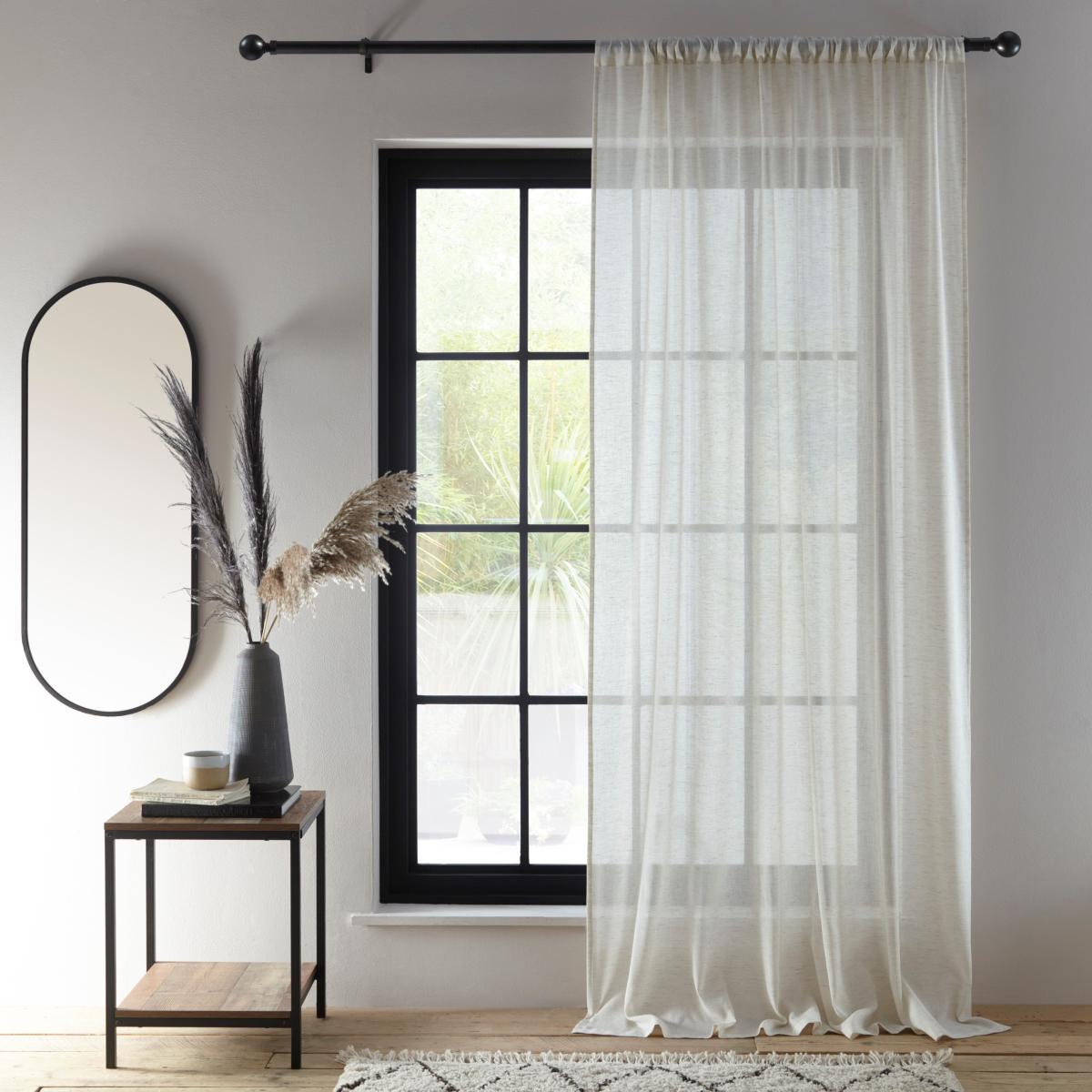 Marley Natural Slot Top Voile Panel Natural – image 2