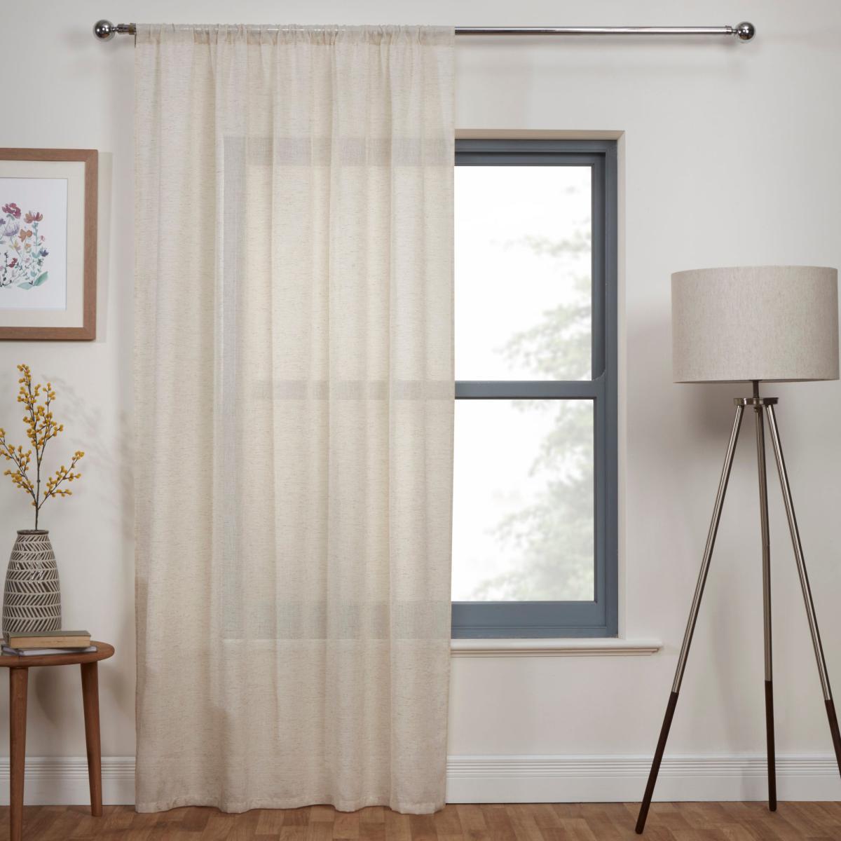 Marley Natural Slot Top Voile Panel Natural – image 4