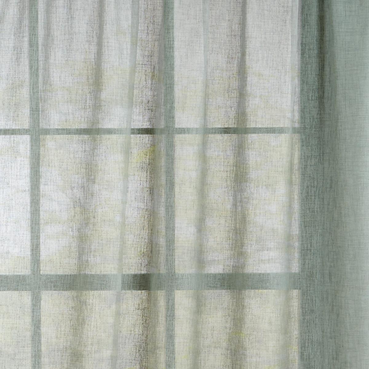 Recycled Polyester Sage Slot Top Voile Panel White – image 4