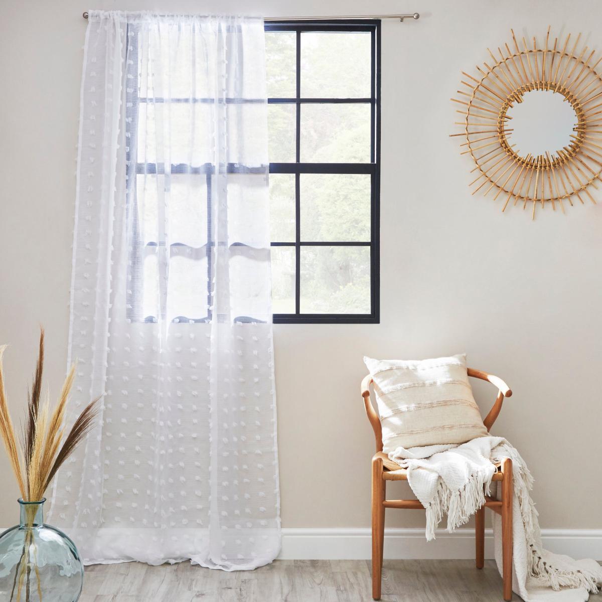 Tufted White Slot Top Voile White – image 1