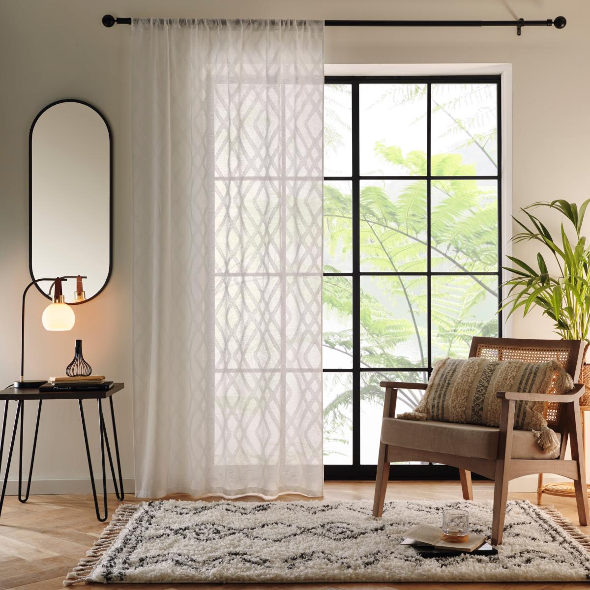 Berber Slot Top Voile Panel Natural Natural – image 2