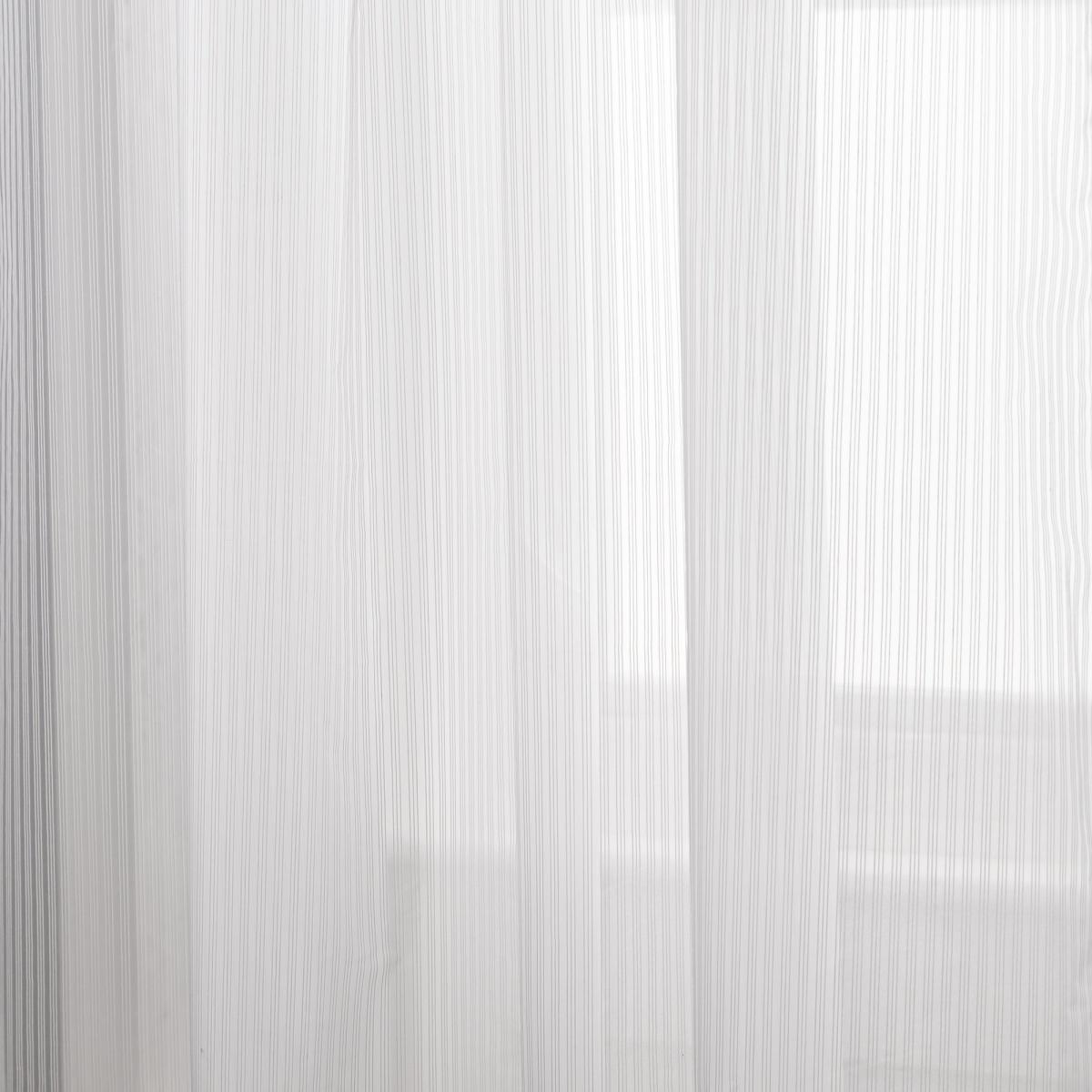 Sound Reducing White Slot Top Single Voile Panel White – image 6
