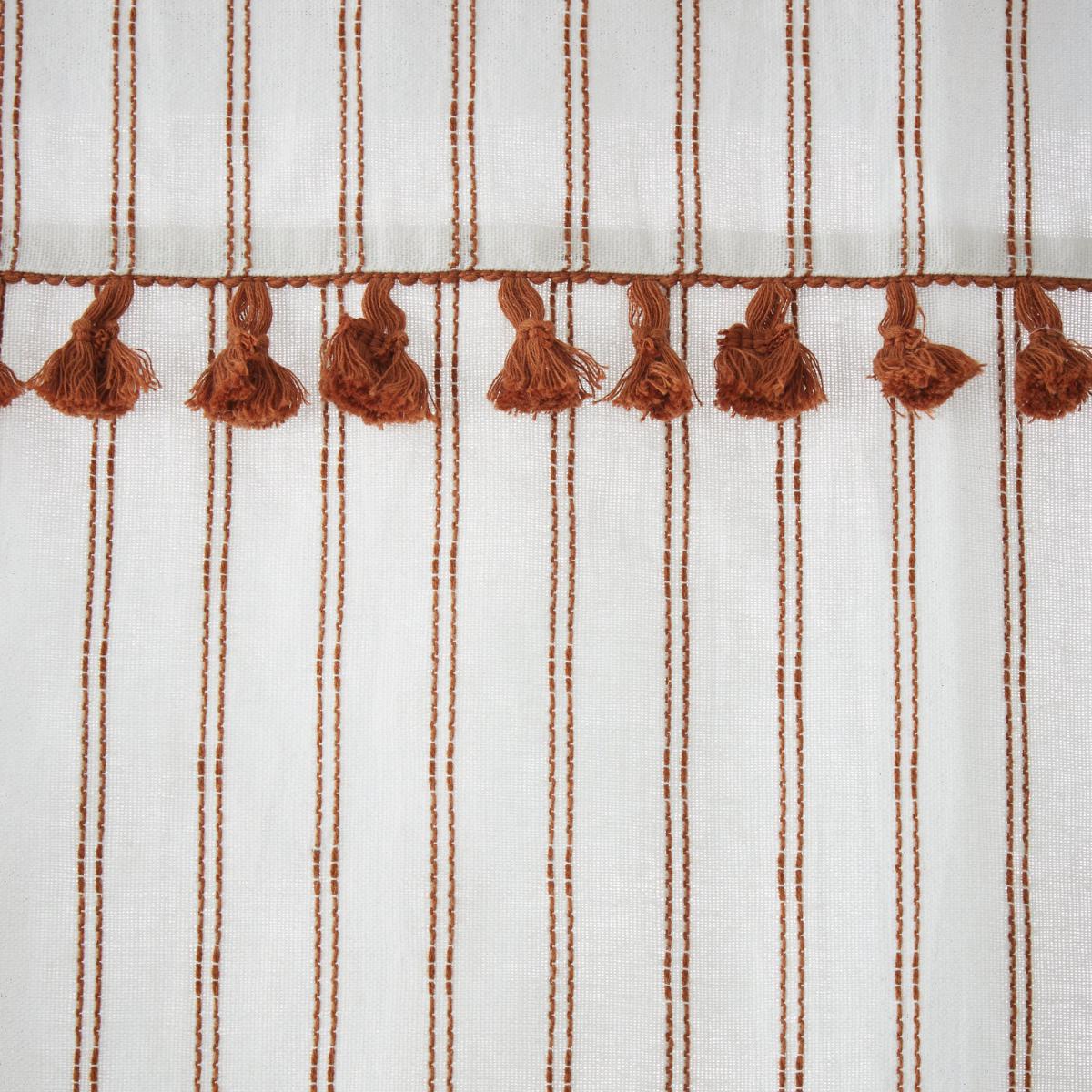 Lana Tassel Butterscotch Slot Top Single Voile Panel Butterscotch (Orange) – image 4