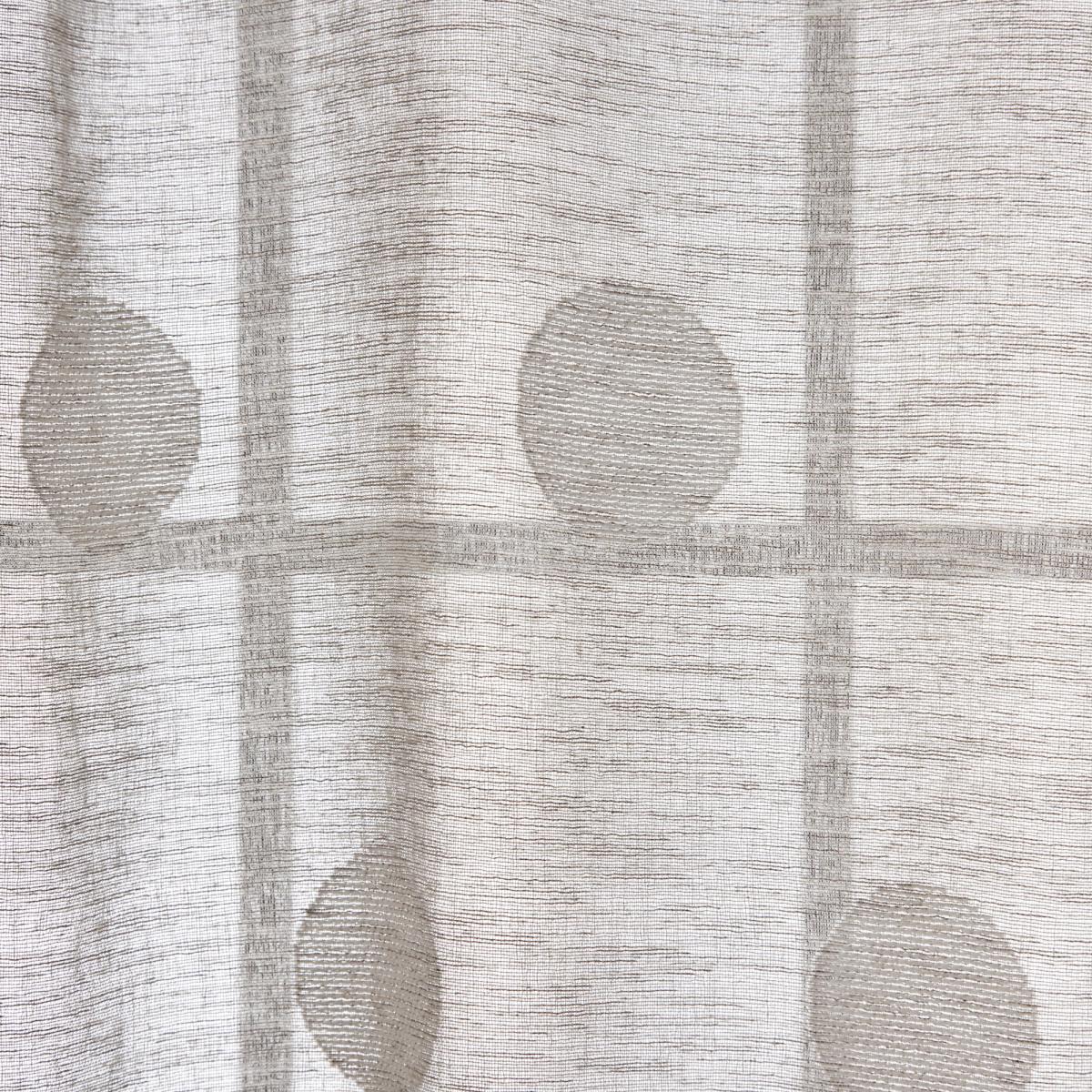 Spotty Stone Tab Top Single Voile Panel Grey – image 3