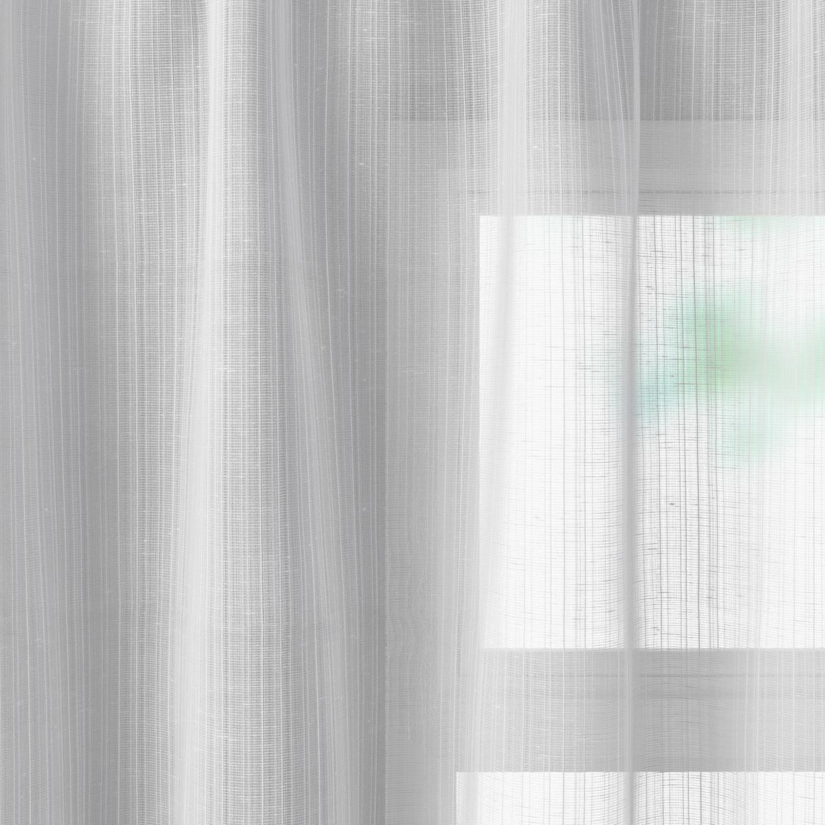 Camden White Slot Top Single Voile Panel White – image 4