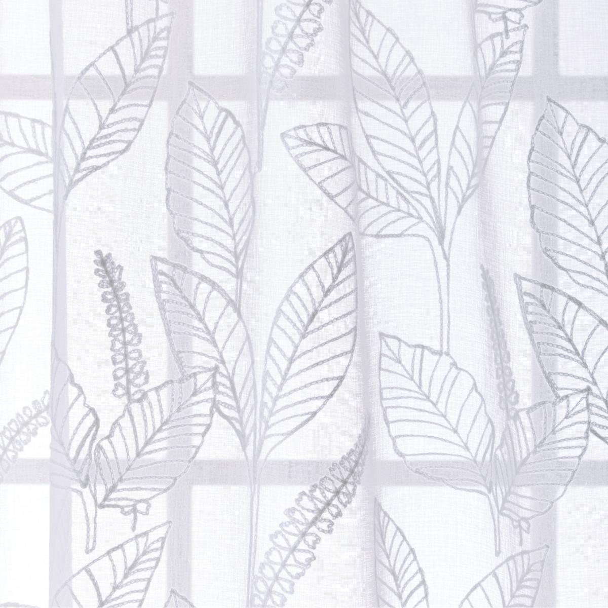 Willow Embroidered White Slot Top Voile Panel White – image 3