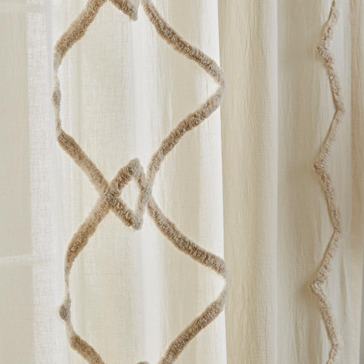 Cotton Global Tufted Hidden Tab Top Voile Natural – image 3
