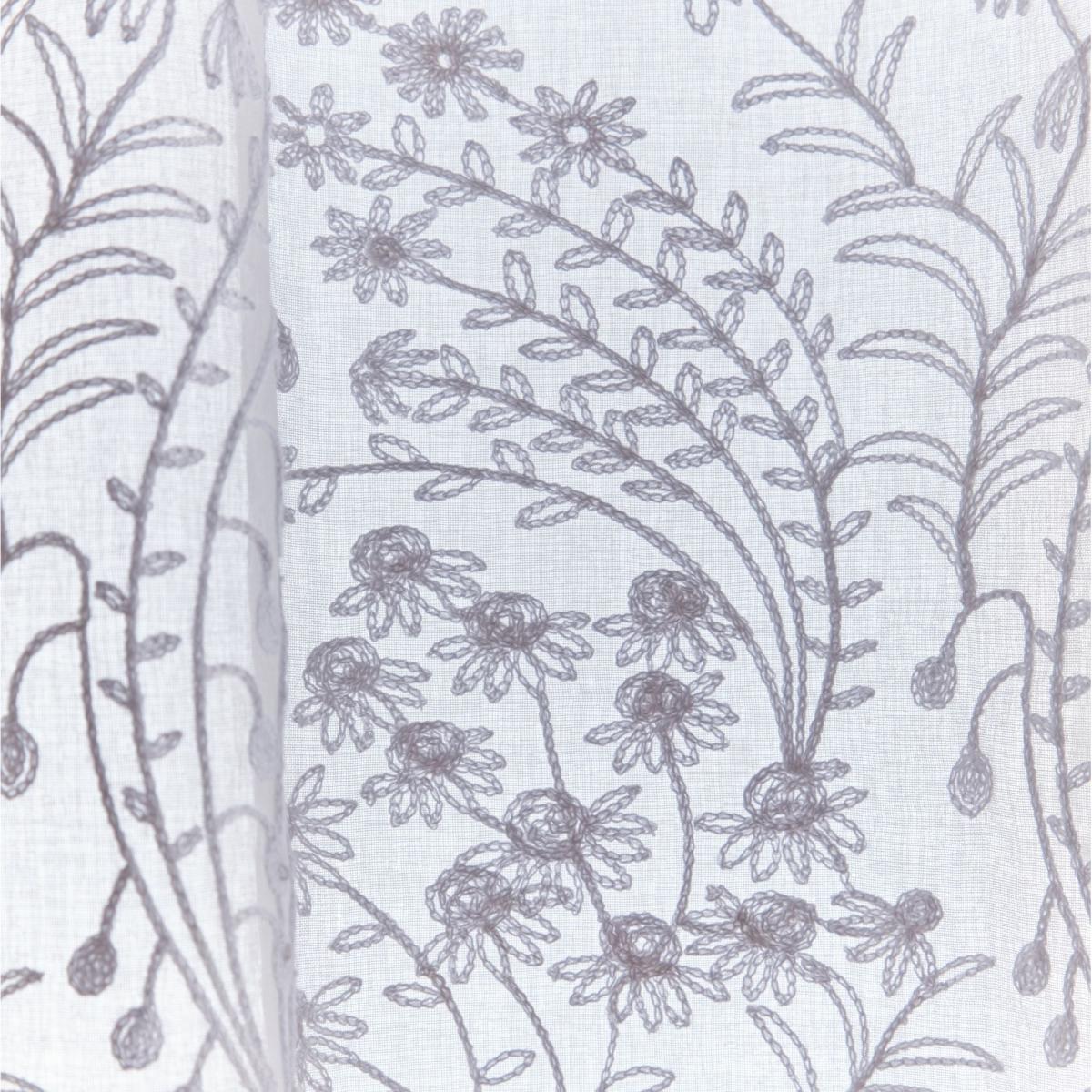 Spring Flowers Slot Top Voile Panel White – image 3