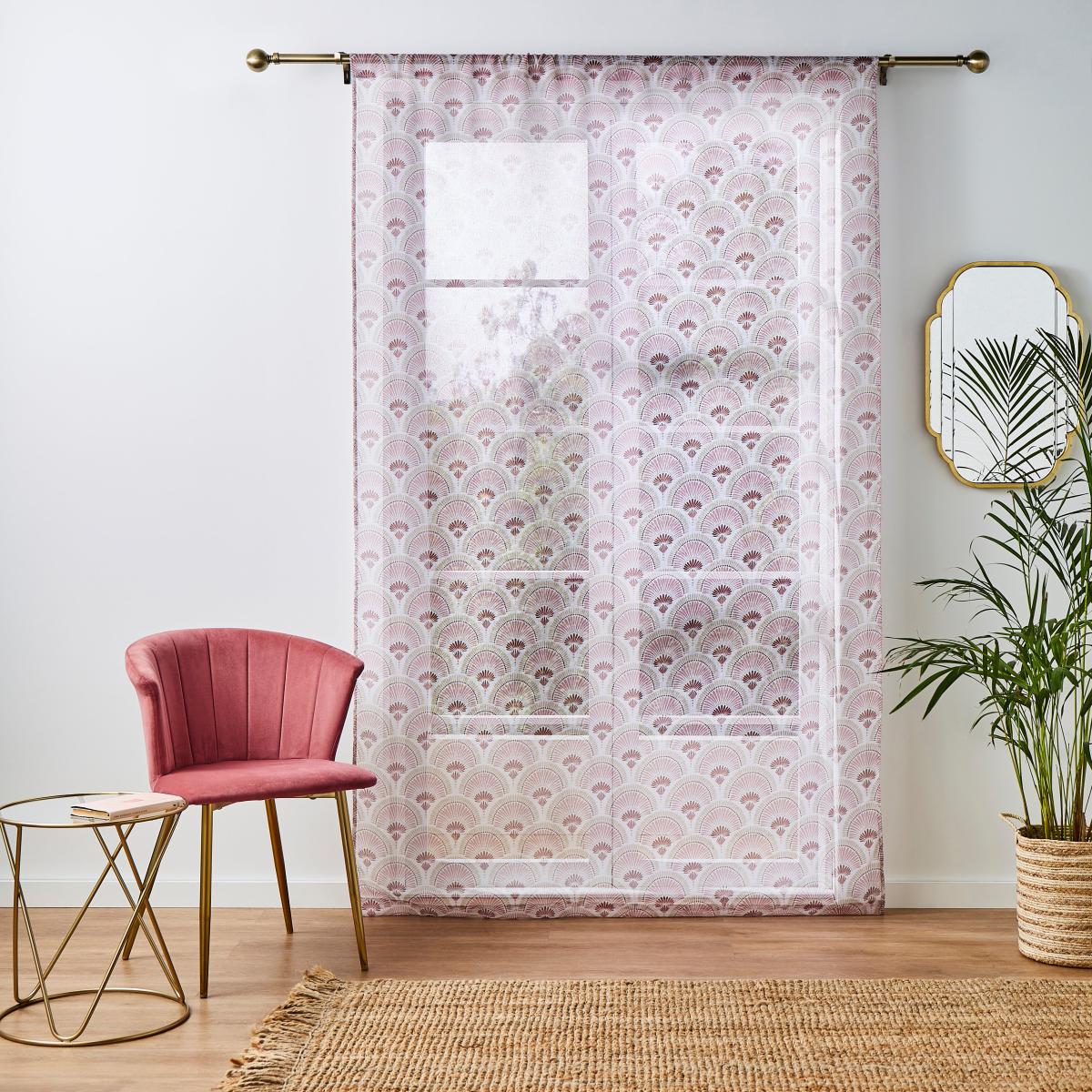 Isabella Voile Panel Pink – image 4