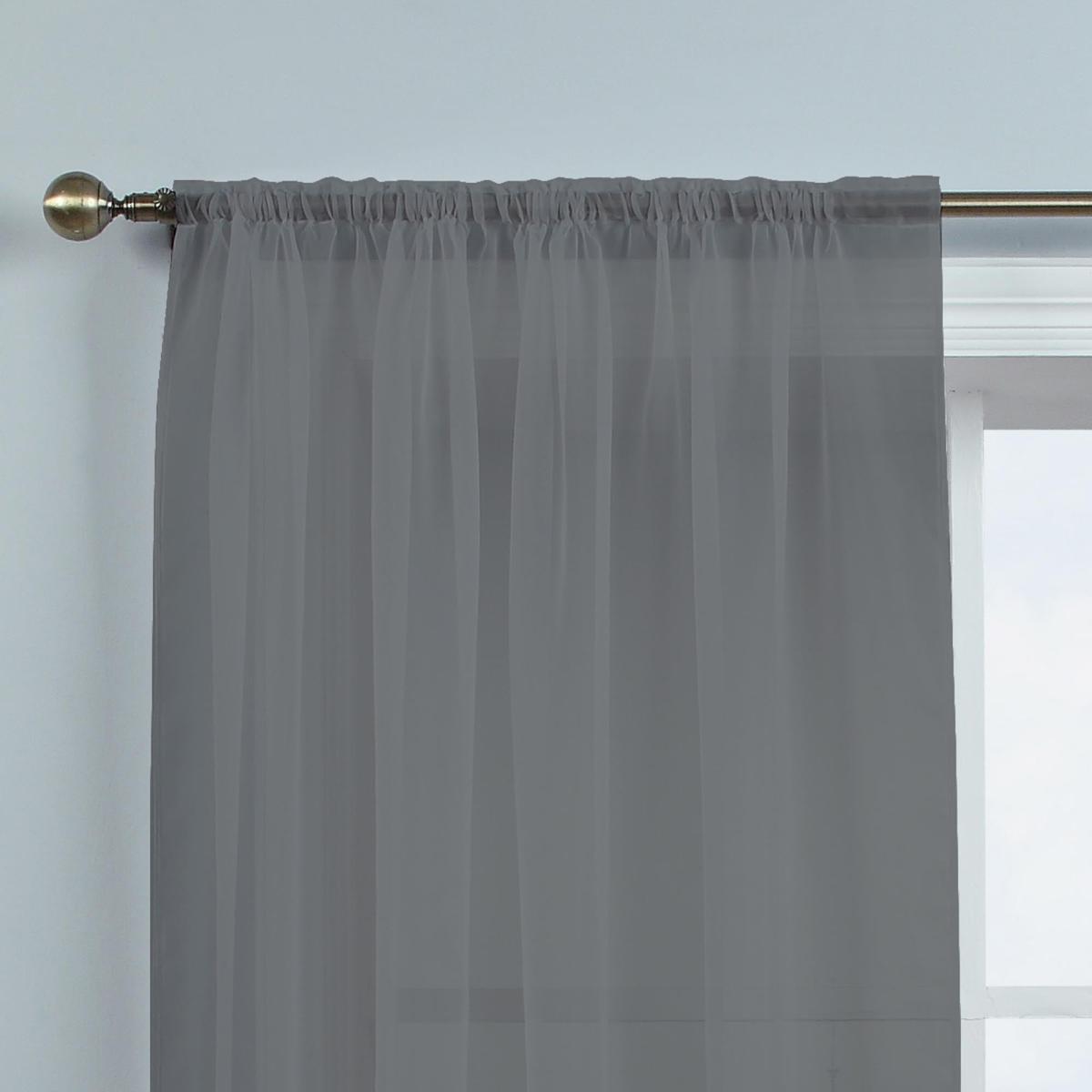 Dynamic Grey Single Slot Top Voile Panel Grey – image 2