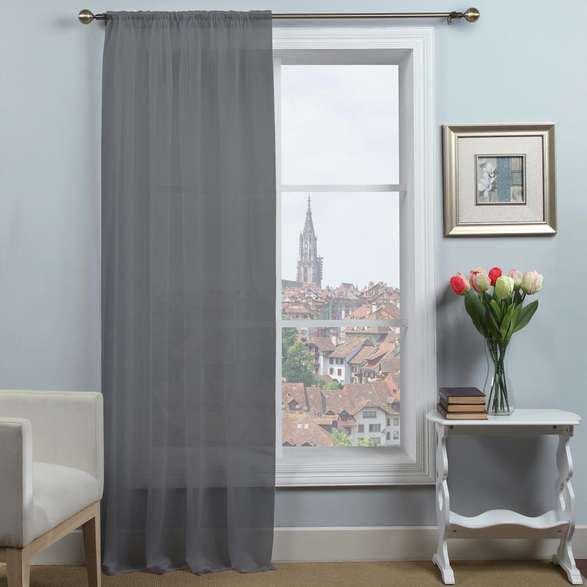 Dynamic Grey Single Slot Top Voile Panel Grey – image 3