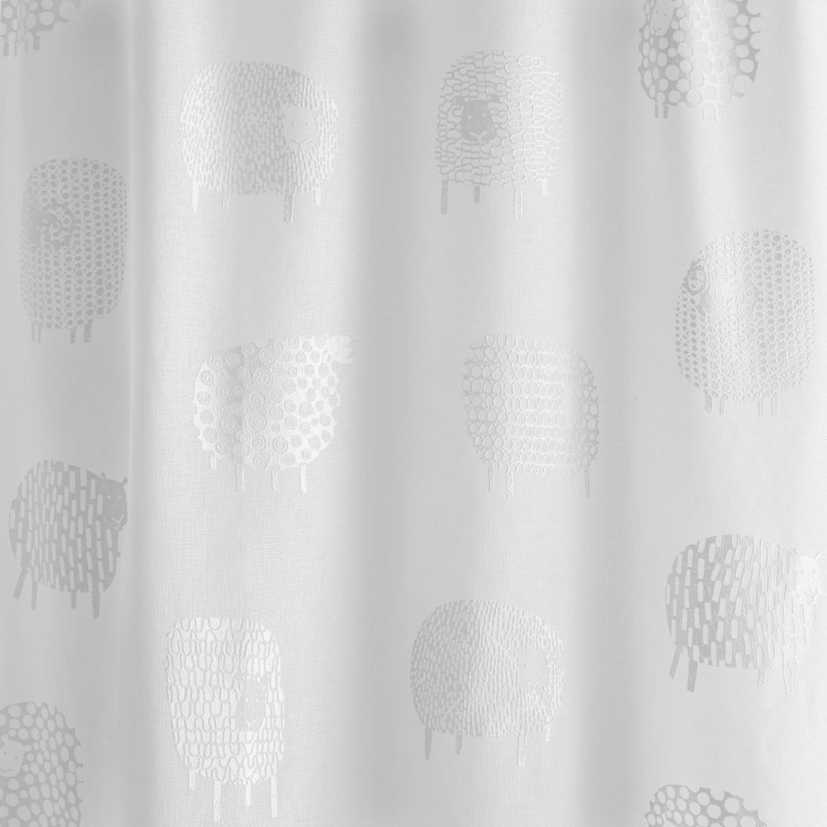 Fusion Dotty Sheep White Slot Top Voile Panel White – image 2