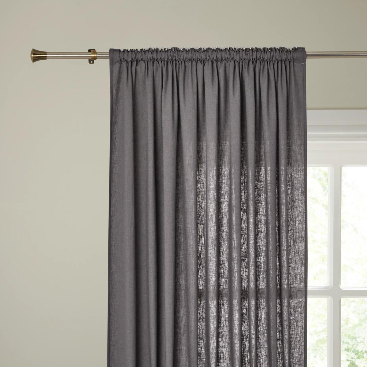John Lewis & Partners Washed Linen Slot Top Voile Panel – image 2