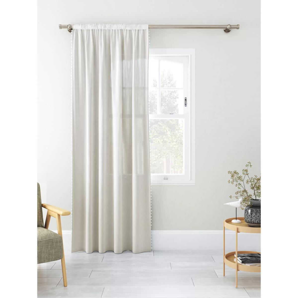 John Lewis & Partners Pom Pom Sheer Slot Top Panel – image 2