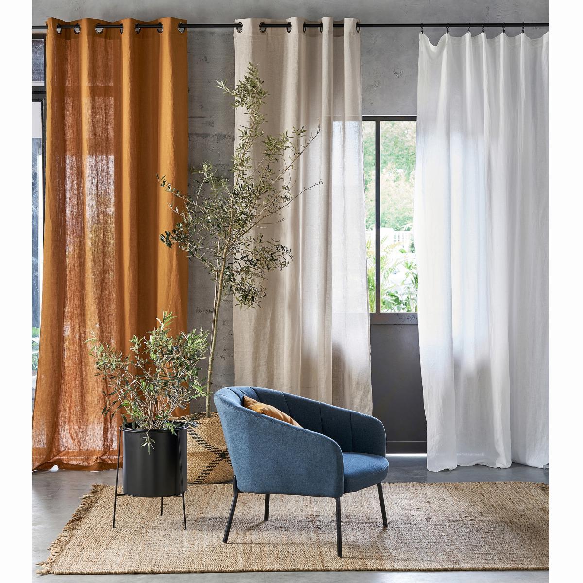Onega Washed Linen Single Voile Panel – image 3
