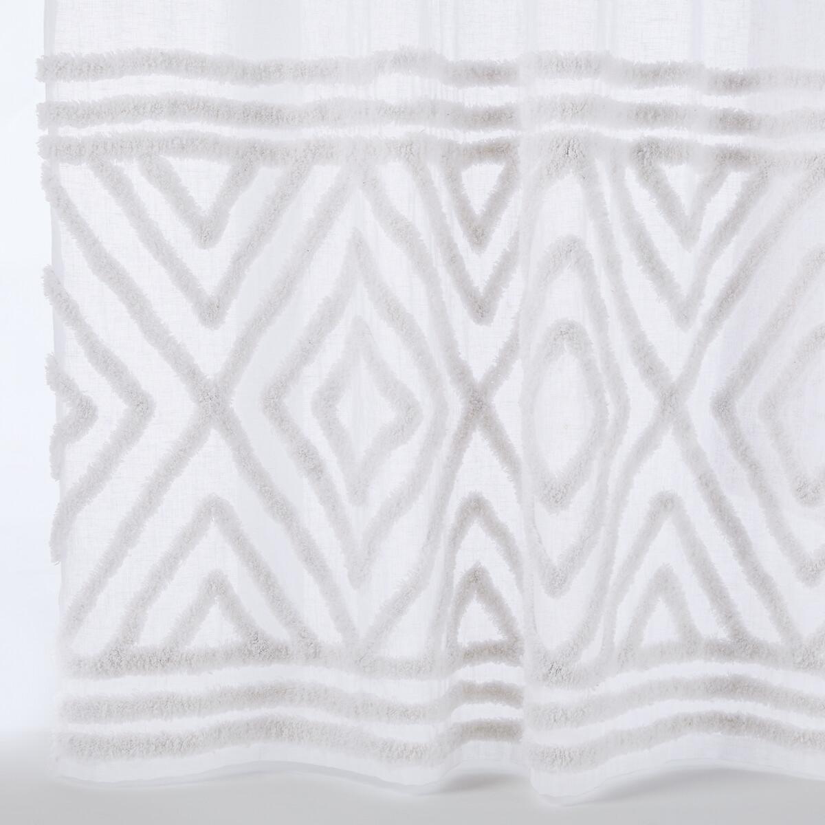 Assav Tufted Polycotton Voile Curtain – image 2