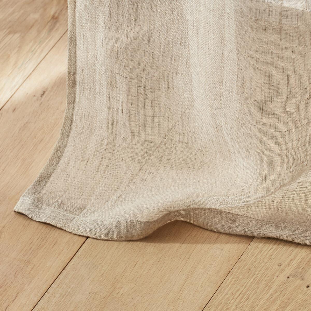 Kormi Linen / Velvet Curtain Panel – image 3