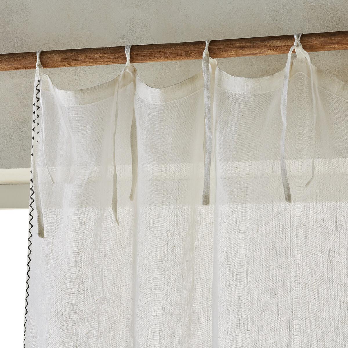 Delhia Sheer Linen Voile Curtain – image 2