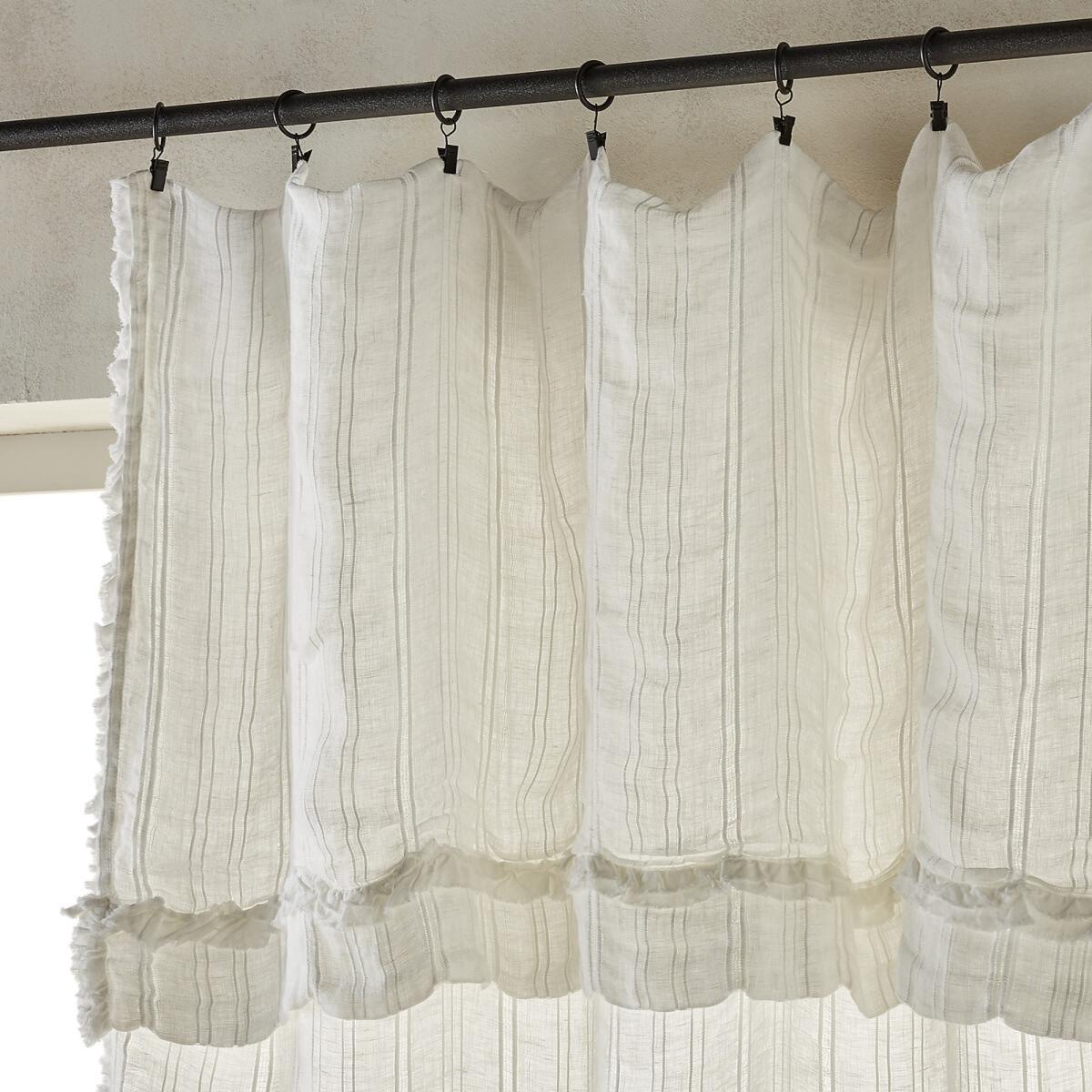 Plumaka Single Linen Voile Panel with Rod Pocket – image 2