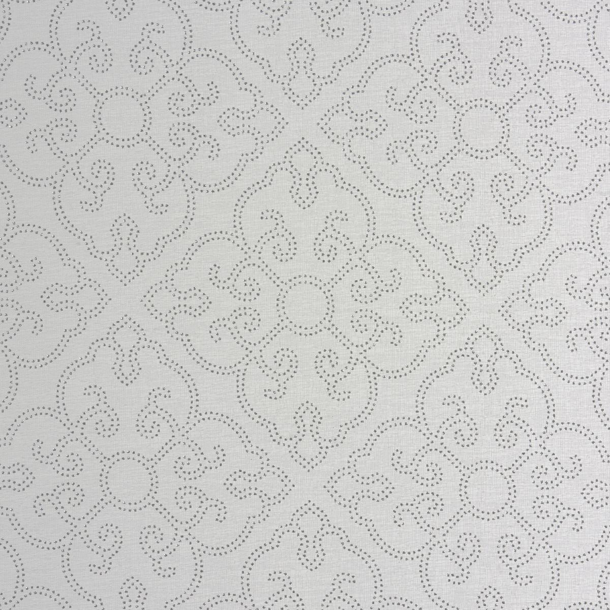 Pack of Two Darcia Silver Damask Panels - Silver – image 2