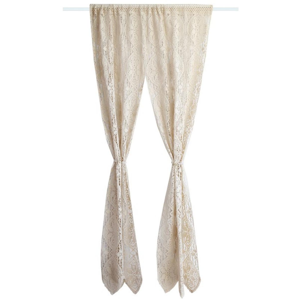 Garden Style Voile Curtain - Red / 200cm – image 5