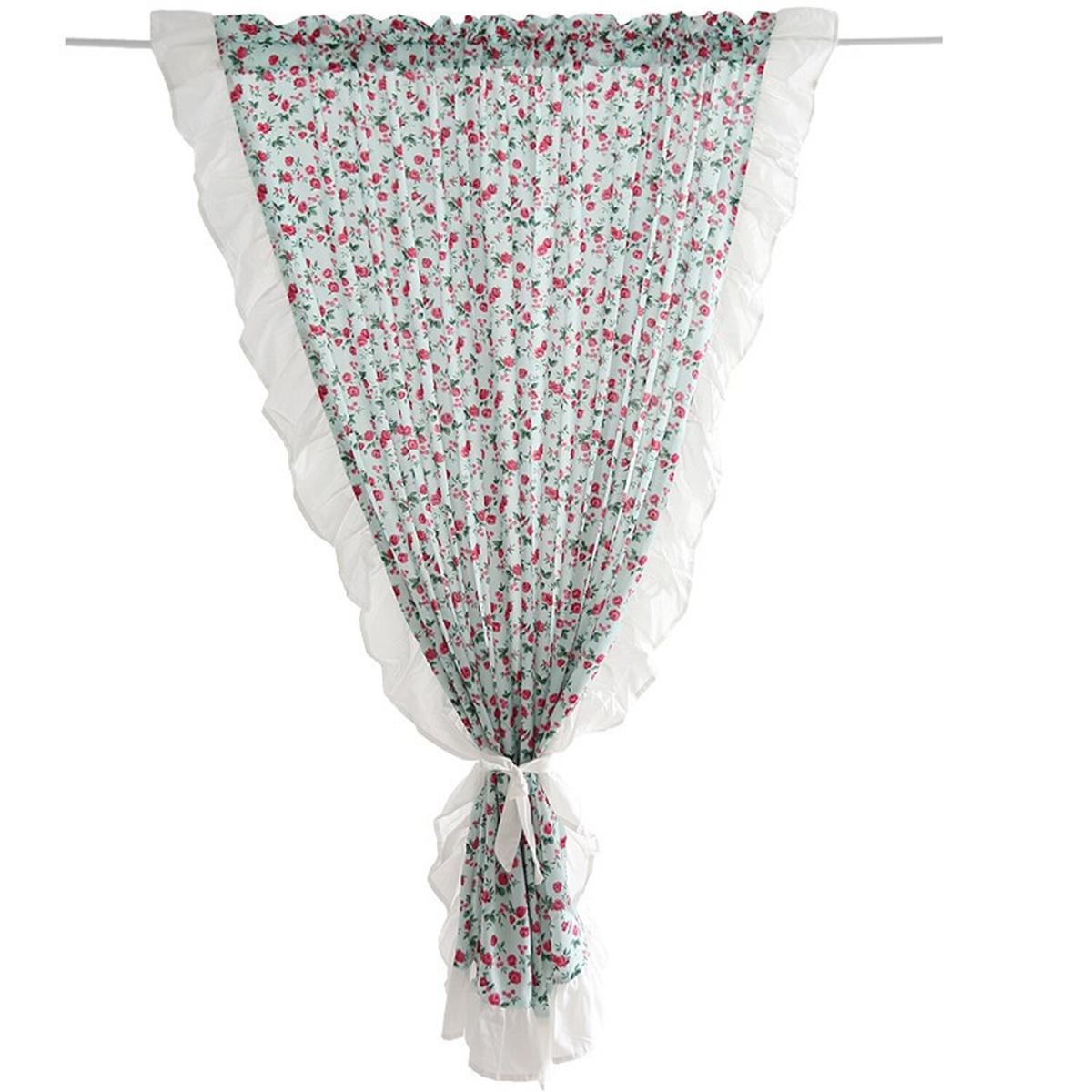 Garden Style Voile Curtain - Red / 200cm – image 8