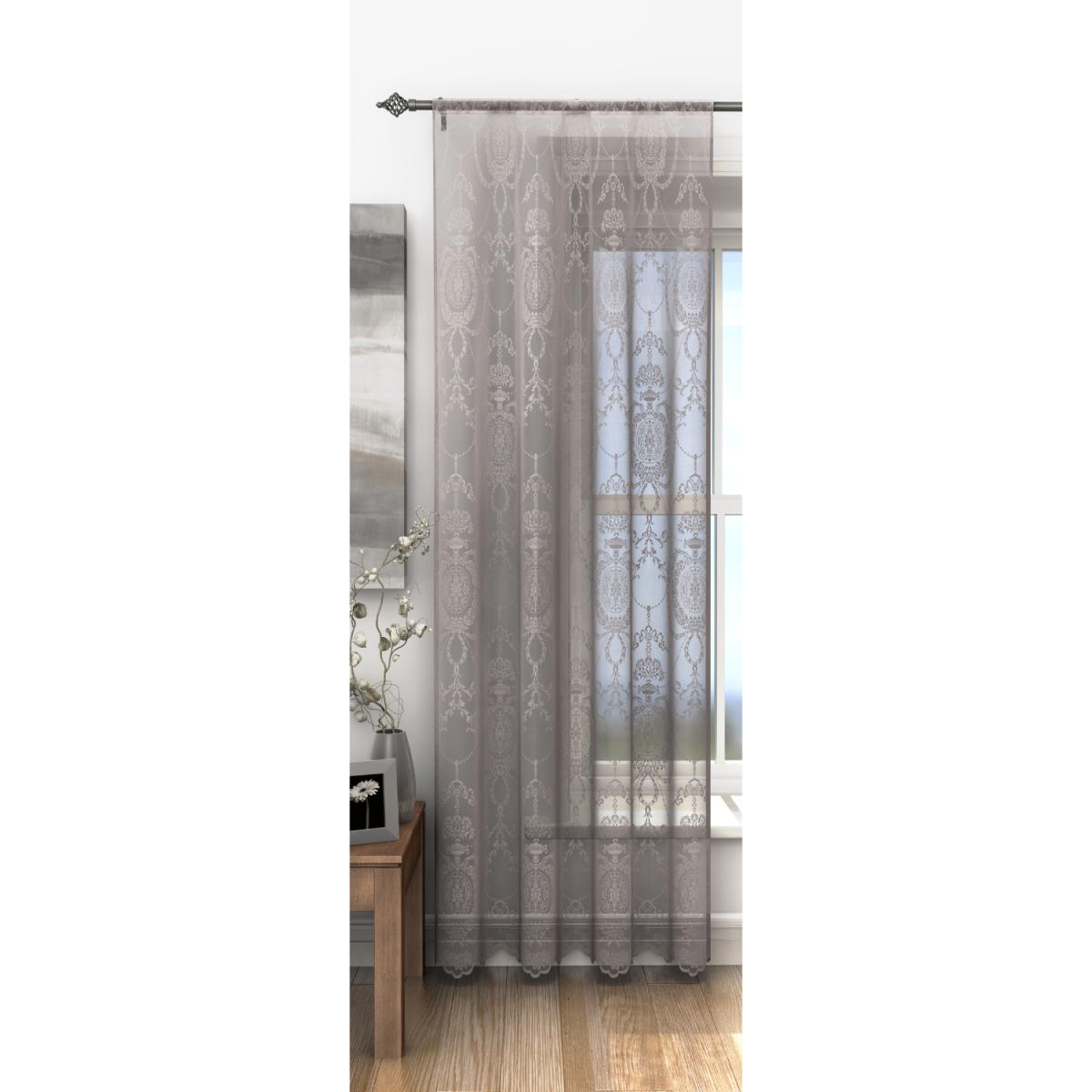 Holly Single Voile Curtain - Black / 183cm – image 2