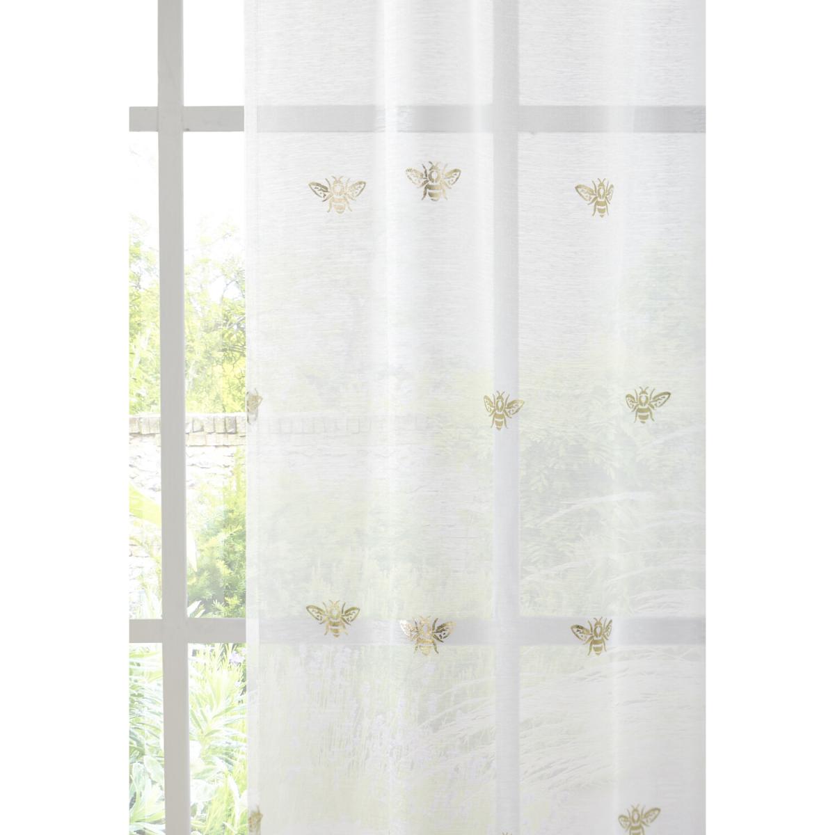 Bee Sheer Voile Panel - Gold / 137cm – image 2