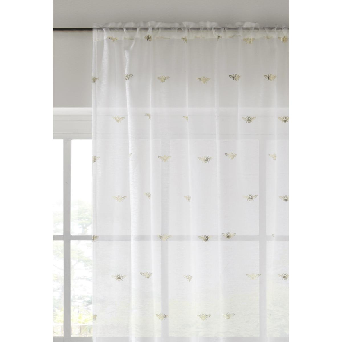Bee Sheer Voile Panel - Gold / 137cm – image 3