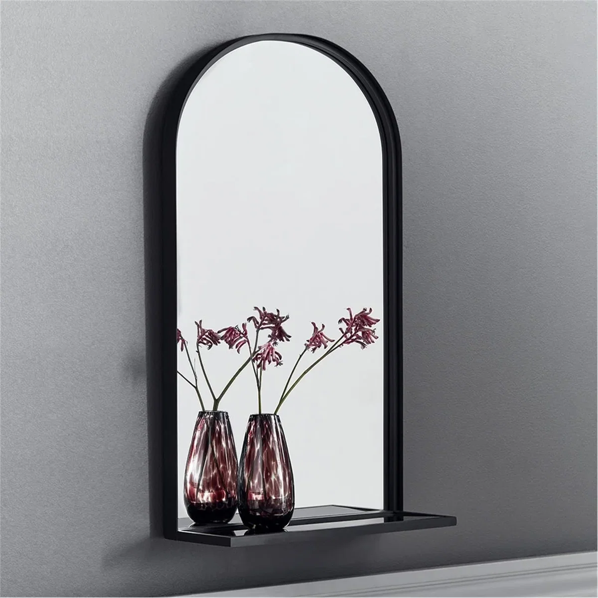 Iron Mirror with Shelf – image 4