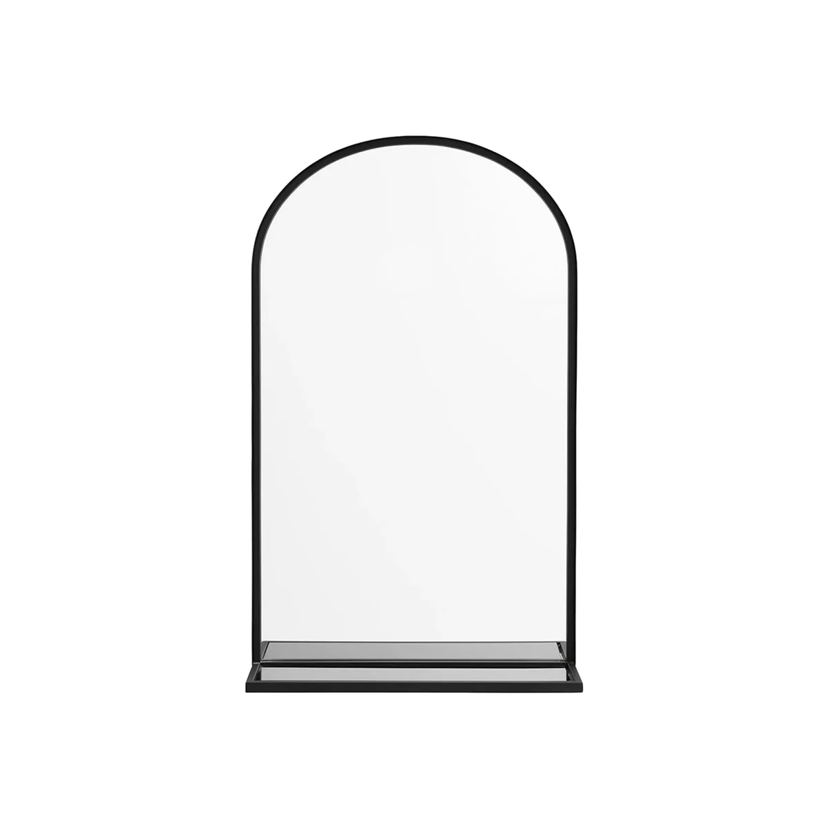 Iron Mirror with Shelf – image 1