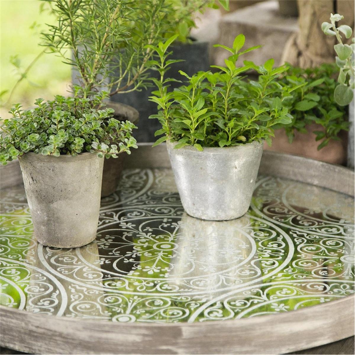 Moroccan Frost Mirror Tray – image 2
