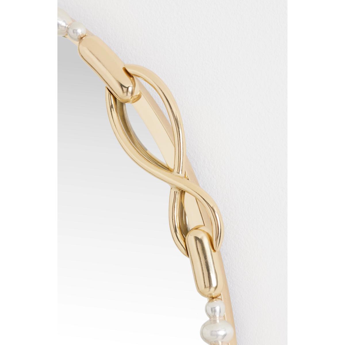 Tiffani Knotted Brass Wall Mirror – image 2