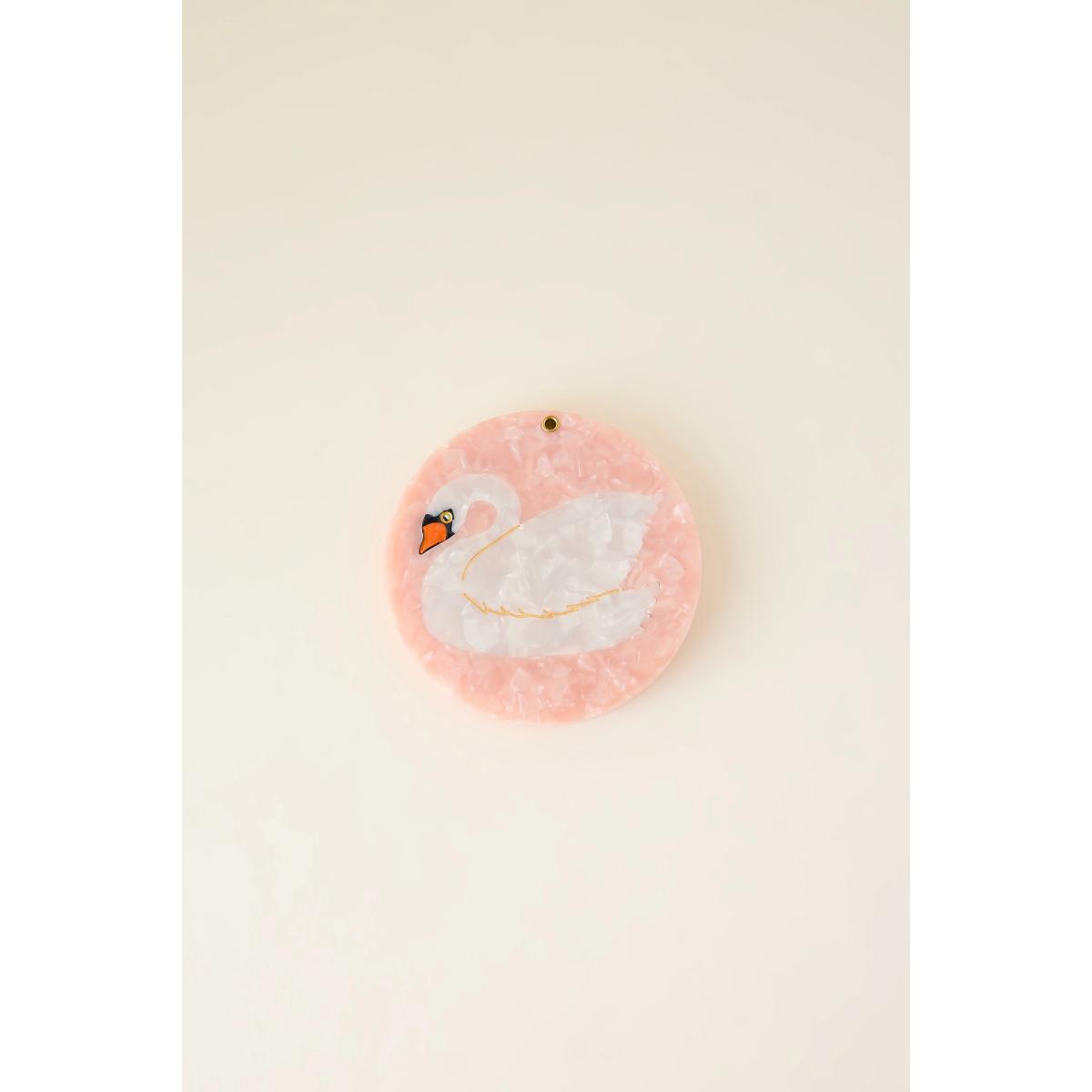 Solar Eclipse Swan Compact Mirror – image 2